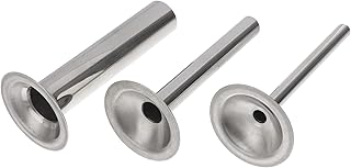 Lux Shiny 3pcs stuffing tubes with stainless steel sausage, 3 sizes, stuffing funnel for sausages, sausage packaging tool, m.. DIAYTAR NIGERIA: Your trusted e-commerce partner with extensive product choices and affordable delivery.