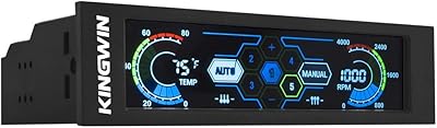 Kingwin FPX-007 Performance Fan controller Cooling Fan with 5.2-inch LCD LCDs with LCD display module. Includes a temperature monitor, an RP display and a fan breakdown.. Your complete shopping solution, DIAYTAR NIGERIA offers extensive variety with budget-friendly delivery.