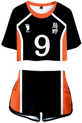 T-shirts Haikayu Cosplay costume Hinata Shoyo Kageyama Tobio High and two-piece shorts for women.. Get access to thousands of affordable products only on DIAYTAR Nigeria.