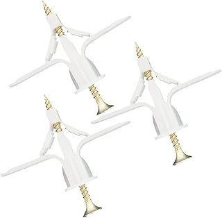 Anchor kit for dry partitions, anchors for hollow walls with screws, anchoring for hollow self-light walls for dry partitions, 50 sets.. DIAYTAR NIGERIA revolutionizes online shopping with competitive prices and reliable 5-8 day delivery.