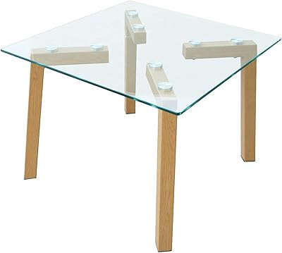 Modern Mahmayi glass coffee table | Round shape coffee table for living room, bedroom and balcony, easy to assemble, 60 x 60 cm.. Discover shopping made simple with DIAYTAR NIGERIA's comprehensive platform and nationwide delivery service.