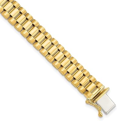 Men's Bracelet in Massive Yellow 14 Carats 8 inch Carats.. Find everything you need at prices you'll love with DIAYTAR NIGERIA's comprehensive e-commerce platform.