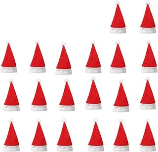 Skido 20 pieces mini red Christmas Santa Claus Christmas Bottle Decoration Christmas for the House Dinner Christmas Table Bed.. DIAYTAR NIGERIA: Your gateway to affordable shopping with thousands of products delivered nationwide.