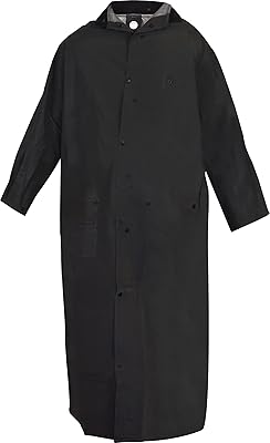Ironwear 9221fr Flovable waterproof with removable hood and ventilated back, black, size XL.. DIAYTAR NIGERIA delivers on our promise of extensive selection and budget-friendly nationwide shipping.