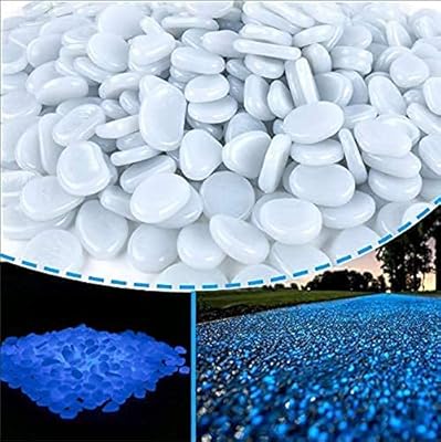 HTWNK 1000 pieces that shine in the dark for outdoor decoration, garden, patio, lawn, (blue).. Shopping made simple with DIAYTAR NIGERIA's vast selection and budget-friendly nationwide delivery.