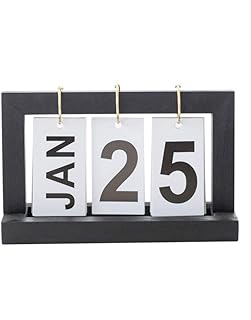 Daily chic wooden folding office calendar, interior decoration table calendar (black).. Shopping made simple with DIAYTAR NIGERIA's vast selection and budget-friendly nationwide delivery.