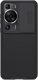 Jartarn luxury antichoc protection case with sliding camera cover for Huawei P60/P60 Pro (Black).. DIAYTAR NIGERIA stands as your affordable shopping ally with nationwide delivery in just 5-8 days.