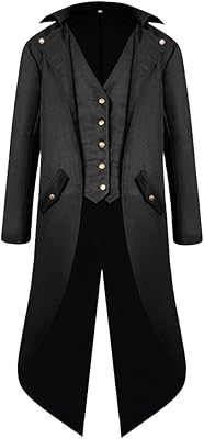H & ZY Vintage Steampunk Halloween Halloween Victorian Halloween Cosplay Costume Coat.. Experience the power of choice with DIAYTAR NIGERIA's extensive catalog and reliable delivery service.
