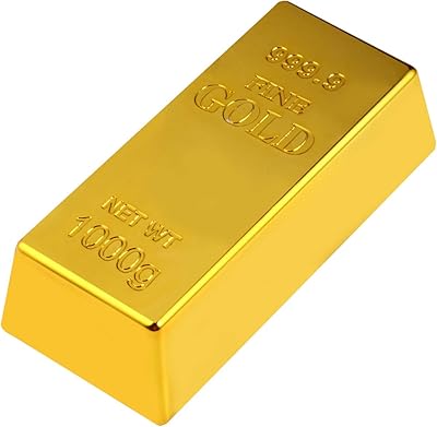 Besto yard replica of false golden bar, false brick of gold, golden hingot, realistic gold bar decoration, film accessory, new gift.. DIAYTAR NIGERIA: Revolutionizing how Nigerians shop with affordable prices and prompt delivery services.