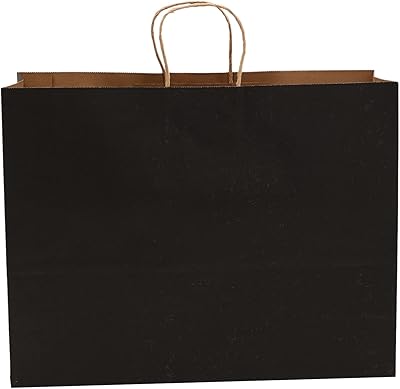 Package of 12 Kraft Red Dot Gift® paper bags with handles (A3 H31 x L40 x D13 cm, black).. Experience retail therapy without the financial stress at DIAYTAR NIGERIA's affordable e-commerce platform.