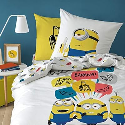 Duvet set Les Minions, White, 140 x 200 cm.. Discover the perfect shopping experience with DIAYTAR NIGERIA's vast selection and prompt delivery service.