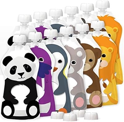Squooshi reusable food bag | package of 12 | 12 large bags of 5 oz.. Navigate countless options with DIAYTAR NIGERIA's comprehensive marketplace and budget-friendly shipping.