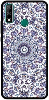 Theodor protection shell for Huawei y9 girls boys men women rear back blue royal carpet texture.. DIAYTAR NIGERIA combines affordability with convenience, delivering your purchases within 5-8 days.