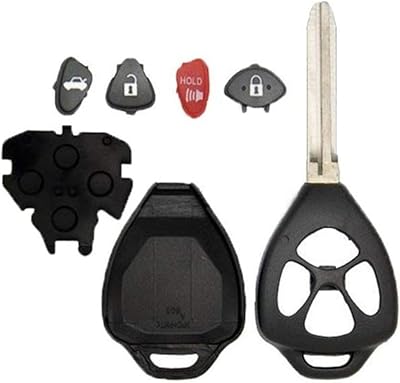 Key remote control shell for Toyota Camry Avalon Corolla Matrix Rav4 Venza Yaris 4 buttons.. Experience the convenience of boundless shopping with DIAYTAR NIGERIA's affordable platform and quick shipping.