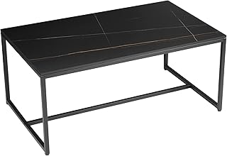 Rectangular low tables with marble tray: large coffee table.. DIAYTAR NIGERIA delivers more than products - we deliver affordable solutions within the week.