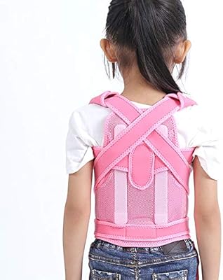 Back posture corrector for children - Adjustable spine orthosis/back support helps improve child posture and correct sagging, pink, m.. Experience the convenience of boundless shopping with DIAYTAR NIGERIA's vast selection and quick delivery.
