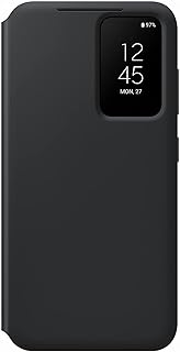 Samsung Smart View protective case with portfolio for galaxy s23, black, cream, ef-zs911cbegww.. DIAYTAR NIGERIA: Your partner in affordable online shopping with reliable 5-8 day shipping nationwide.