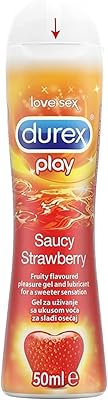 Lubricating gel Durex play strawberry - (50 ml).. Nigeria's most loved e-commerce platform delivers affordable shopping solutions to your doorstep.