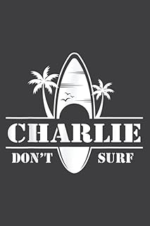 Charlie Don T Surf Military Veteran Movie Buff: Book/Line newspaper - Line newspaper with cover with a mat finish, 6 \ "x 9 \", perfect for school, office and house.. Everyday deals, every category — only on DIAYTAR Nigeria.