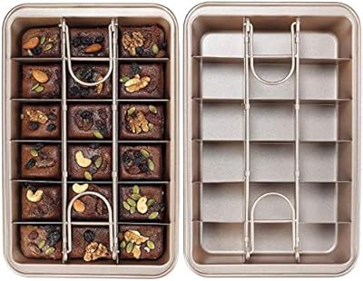 Shottop non -stick brownie mold with grated mold cutting solution.. Your budget-friendly online marketplace, DIAYTAR NIGERIA delivers a world of products in just 5-8 days.