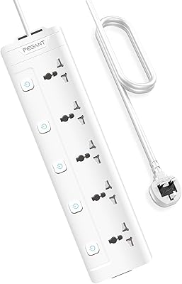 Begant 5 -lane power extension 5 meters 5 Universal British electric ribbon grips 5 meters cable 250v 2500w parasurtenseur (5 lanes 5 meters).. Shop without boundaries at DIAYTAR NIGERIA, offering extensive variety at prices you'll appreciate.