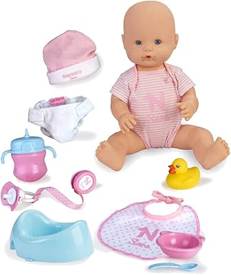 Ninoko Sarah doll, 11 functions with 10 accessories, 42 cm, interactive doll for children.. DIAYTAR NIGERIA: Nigeria's answer to affordable online shopping with reliable 5-8 day delivery guarantee.
