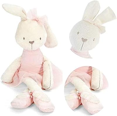 Mignon rabbit toy doll with pink children's ballet dress 42 cm.. DIAYTAR NIGERIA: Nigeria's answer to affordable online shopping with reliable 5-8 day delivery guarantee.