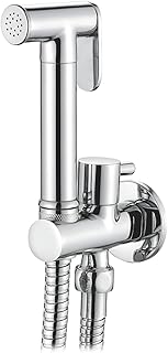 Ibergriff M22015R set of built -in shower mixer, Islamic bidet sprayer with jet shattaf, watering hose, simple cold water, chrome, silver.. DIAYTAR NIGERIA delivers on every promise with our affordable prices and nationwide delivery service.