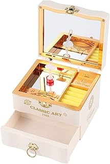 Musical jewelry box, musical jewelry box for girls, ballerina design, children's music box with drawer and Lac des Cygnes, girl's gift, girlfriend for a birthday, Christmas, Valentine.. DIAYTAR NIGERIA: Connecting Nigerians with their needs through affordable prices and 5-8 day shipping.