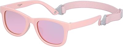 Baby sunglasses with polarized strap of retro square shape, soft silicone nose pads for boys and girls from 0 to 24 months old.. Experience the convenience of online shopping with DIAYTAR NIGERIA's reliable 5-8 day delivery service.