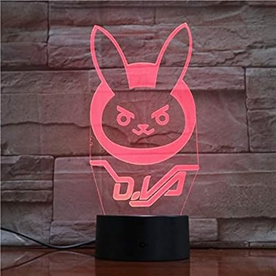 LED night lights - DVA HANA SONG SUILL For children with touch sensor, bedroom decoration, vacation gift, 3D DVA bedside light (Mercy 16 colors with remote control.. DIAYTAR NIGERIA promises affordability and variety with every purchase, delivered in 5-8 days.