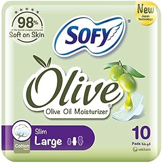 Sofy fine hygienic towels, size L, 29 cm with wings, 10 olive towels.. Experience the power of choice with DIAYTAR NIGERIA's extensive catalog and reliable delivery service.