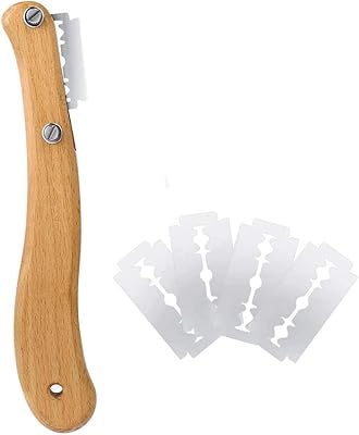 Delfino cutting hack cut with wooden handle 5 blades for the manufacture of bread.. DIAYTAR NIGERIA delivers more than products - we deliver affordable shopping satisfaction nationwide.