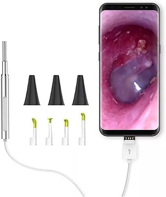 Digital atrial otoscope, endoscope otoscope for elimination of 3.9 mm crime with 6 LED lights, smart visual ear cleaner, suitable for Android phones, Windows PC.. Join the movement — fast, affordable shopping only at DIAYTAR Nigeria.