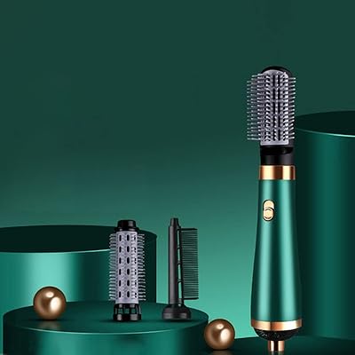 Steen 3 -in -1 hair drying brushes, electric air rotary comb for professional smoothing of negative ionic hair (green).. Shop smarter with DIAYTAR NIGERIA's diverse marketplace and budget-friendly nationwide delivery.