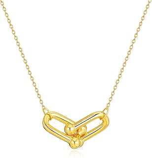 Mme Zia gold necklace for women, 18 -carat gold plated pendant, elegant chain, simple jewelry.. DIAYTAR NIGERIA makes online shopping accessible to all with budget-friendly prices and reliable delivery.