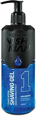 Nishman Easy Shave shaving gel | 400 ml, in -depth cleaning gel, for men, antibacterial, hydrates the skin, refreshing fragrance.. Discover shopping reimagined with DIAYTAR NIGERIA's extensive catalog and 5-8 day delivery service.