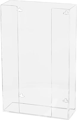 Cantic acrylic acrylic gloves, triple capacity, 10.3 "L x 3.8" p x 16 "h, transparent (AH130).. DIAYTAR NIGERIA brings the marketplace to every Nigerian home with affordable prices and quick delivery.