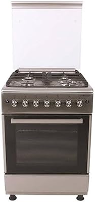 Bo613Yal stainless steel gas stove, size 60 cm x 60 cm.. DIAYTAR NIGERIA delivers on convenience and affordability with our reliable nationwide shipping.