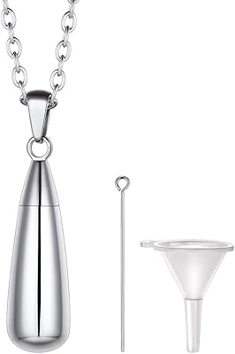 Column/gout pendant necklaces, stainless steel perfume necklaces 18 -carat gold plated for women, commemorative jewelry of the ash axis.. DIAYTAR NIGERIA brings online shopping to every Nigerian with affordable prices and reliable shipping.