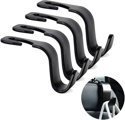 Oriti universal crochet for car headrest, suspension hooks for car holder of car, for luggage, handbags, fabric bags, grocery, 4 rooms.. DIAYTAR NIGERIA transforms online retail with unbeatable prices and consistent delivery timeframes.