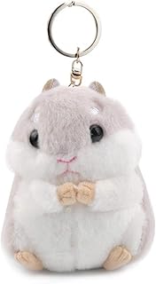 Looking holder in plush Seraphis Hamster, Handbag accessory, gray, medium.. Experience the power of choice with DIAYTAR NIGERIA's vast catalog and affordable 5-8 day delivery.