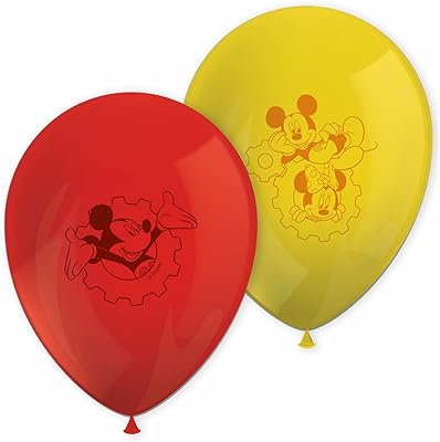 PROCOS MICKEY MOUSE PROCOS PROCESLY BALLONS, 8 pieces, inflatable of 11 "diameter.. Shop from anywhere in Nigeria and receive your DIAYTAR purchases at affordable prices within a week.
