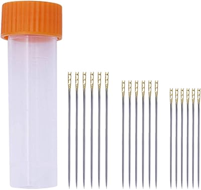 18 pieces of dual hole in carbon steel, knitting and spinning needles, set of sewing needles with storage cylinder (three sizes, 6 parts for each size).. Looking for great deals without compromising on quality? DIAYTAR Nigeria brings you thousands of top products at affordable rates, delivered straight to your doorstep.