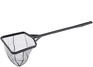 Aquarium fish fillet, fish net to catch and release the fish fillet, durable and light professional square fish net for fish pond (size L).. DIAYTAR NIGERIA brings satisfaction with every purchase through affordable prices and prompt shipping.