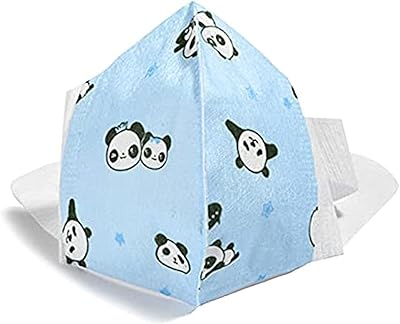 3D disposable mask for children with cartoon panda motif, thick soft earring for the skin, breathable mask with 3 -layers for children at the outdoor school, blue.. Affordable shopping made easy on DIAYTAR Nigeria, with fast delivery from 5 to 8 days.