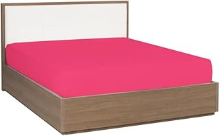 Drap -housse - 100 % woven cotton satin 800 Square threads - Drap -housse with elastic all around - Suitable for mattresses up to 18 inches - Easy maintenance - 1 sheet -housse/cloth housing only (double, bright pink).. DIAYTAR NIGERIA delivers more than expected with our extensive catalog and 5-8 day delivery service.