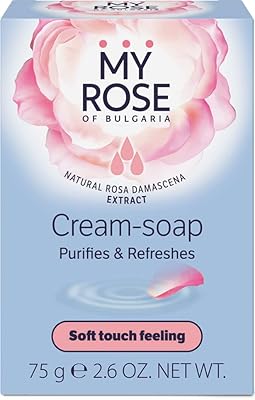 My Bulgaria Rose Cream soap | Hydrating that purifies and refreshes the skin | 75 g.. Shop confidently with Nigeria's most trusted e-commerce platform, offering swift and affordable delivery.