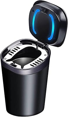 Portable car ashtray, car cell with lid, stainless steel car hint with blue-free blue-free blue led, outdoor trip, office, house.. DIAYTAR NIGERIA makes quality accessible with low prices and reliable 5-8 day nationwide delivery.