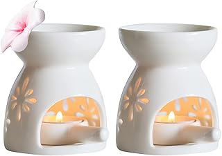 2 pieces heater with essential oils Ceramic candle holder burner with aromatherapy heater for the.. DIAYTAR NIGERIA: Your affordable shopping destination with thousands of products delivered in days.
